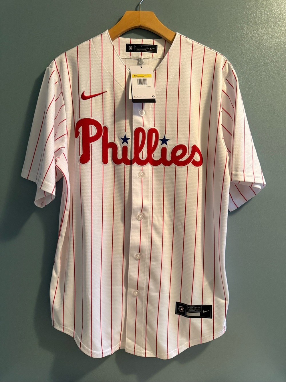 Nike Genuine Merchandise MLB Philadelphia Phillies Limited Pinstripe Jersey